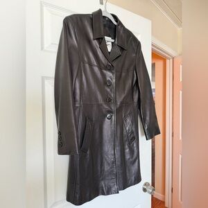 Michael Hoban North Beach Black Leather Jacket